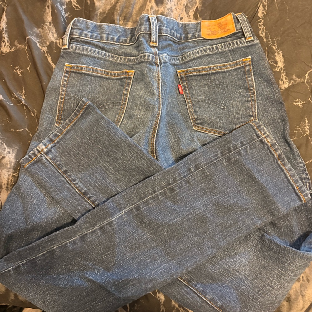 Levi's Dark Blue Ultra Low Skinny Jeans